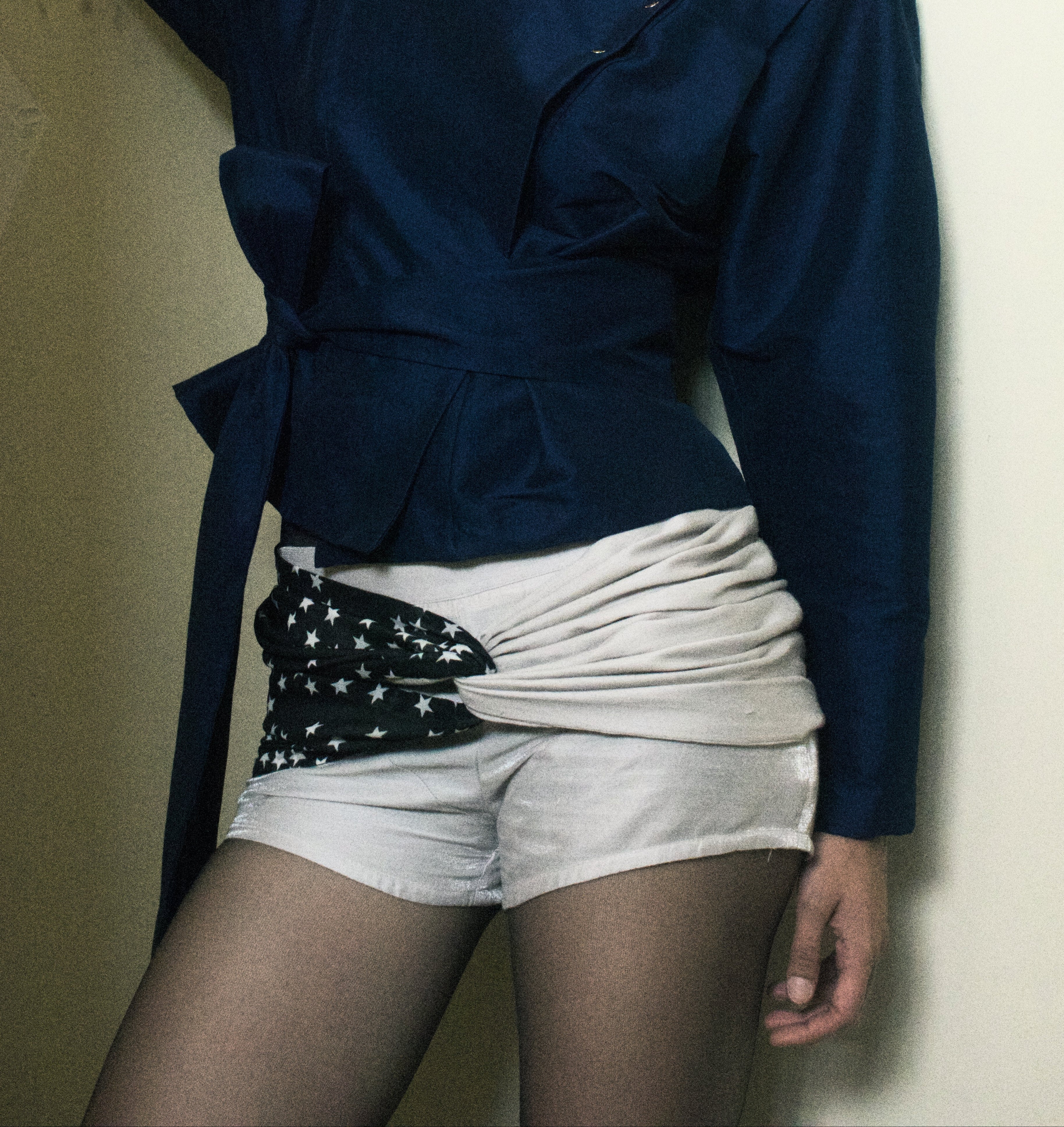 Supernova draped belt